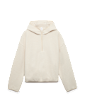 Borg Half Zip Hooded Fleece Jacket