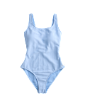 Tummy Control Textured Padded Scoop Back Swimsuit