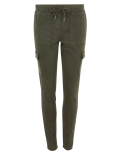 Cotton Rich Skinny Ankle Grazer Trousers