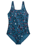 Animal Print Padded Scoop Neck Swimsuit