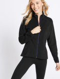 Funnel Neck Fleece Jacket