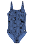 Animal Print Padded Scoop Neck Swimsuit