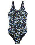 Animal Print Padded Scoop Neck Swimsuit