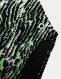 Animal Print Padded Scoop Neck Swimsuit