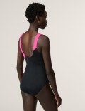 Printed Padded Scoop Neck Swimsuit