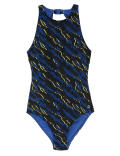 Printed Halterneck Swimsuit