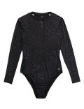 Zip Up Long Sleeve Swimsuit