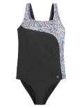 Printed Padded Scoop Neck Swimsuit