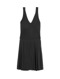 Padded V-Neck Swim Dress