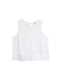 Vest with Linen