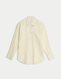 Pure Linen Oversized Shirt