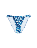 Printed Knot Detail High Leg Bikini Bottoms