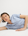 Linen Rich Striped Relaxed Shirt