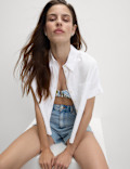 Linen Rich Collared Shirt