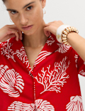 Pure Cotton Printed Beach Shirt