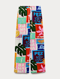 Pure Cotton Printed Beach Trousers
