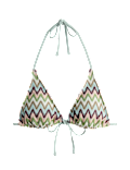 Textured Triangle Bikini Top