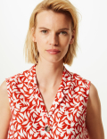 Linen Rich Printed Shirt