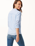 Pure Linen Striped Shirt
