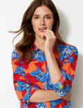 Floral Print Long Sleeve Shirt