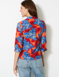 Floral Print Long Sleeve Shirt