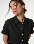 Linen Rich Collared Shirt