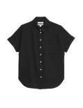 Linen Rich Collared Shirt