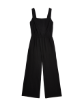 Linen Rich Sleeveless Jumpsuit