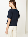 Linen Rich Blouse