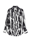 Pure Linen Printed Collared Relaxed Shirt