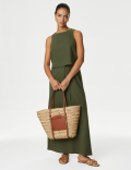 Linen Rich Crop Top