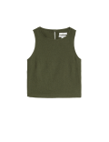 Linen Rich Crop Top