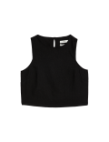 Linen Rich Crop Top
