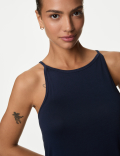 Jersey Halter Neck Midaxi Beach Dress