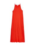 Jersey Halter Neck Midaxi Beach Dress