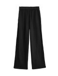 Pure Cotton Elasticated Waist Beach Trousers