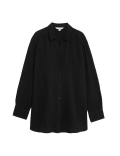 Pure Cotton Relaxed Beach Shirt