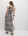 Jersey Printed Midaxi Beach Dress