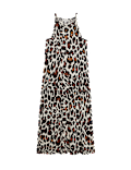 Jersey Printed Midaxi Beach Dress