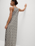 Jersey Printed Midaxi Beach Dress