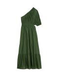 Pure Cotton One Shoulder Beach Dress