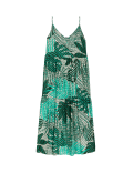 Printed V-Neck Midaxi Beach Dress