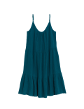 Pure Cotton Tiered Mini Beach Dress