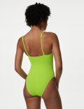 360 Tummy Control Ruched Plunge Swimsuit
