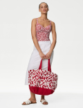 360 Tummy Control Printed Plunge Swimsuit