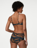 Printed Padded Bandeau Bikini Top