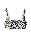 Printed Padded Square Neck Bikini Top
