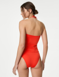 Tummy Control Halterneck Tankini Top
