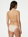 Textured Padded Triangle Bikini Top
