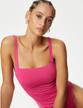 360 Tummy Control Padded Square Neck Swimsuit